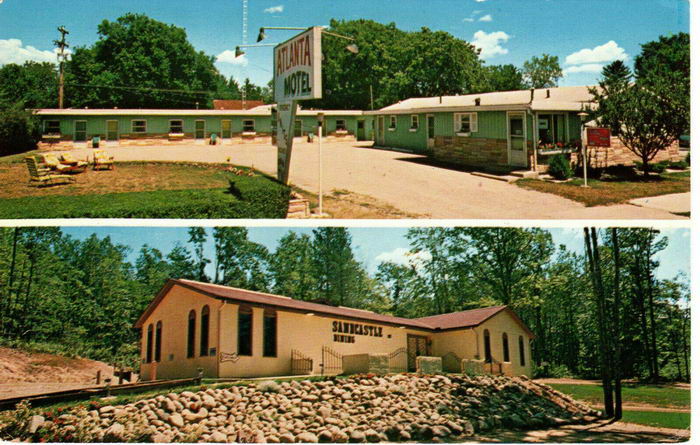 Sand Castle Restaurant - Old Postcard (newer photo)
